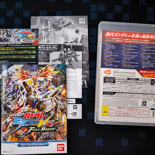 Mobile Suit Gundam: Extreme Vs. Full Boost PS3 game like new, Japanese version