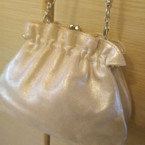 Bournazos handbag like new, soft pink color