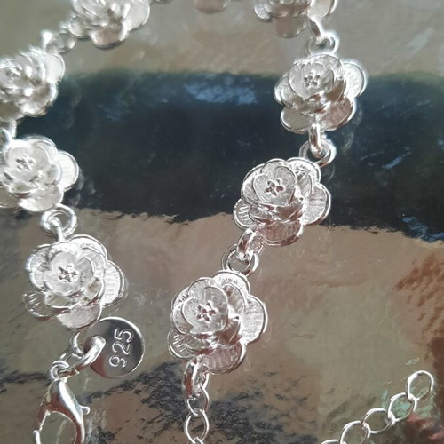 Silver 925 rose bracelet