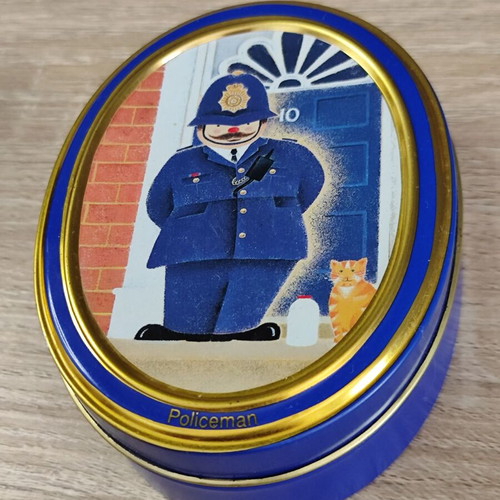 Vintage Bentley's of London tin candy box used