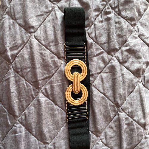 Fullah Sugah elastic waist belt 75cm like new, black