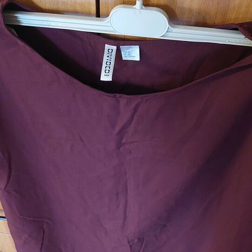 Dress H&M burgundy L like new, straight cut