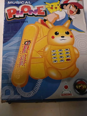 Musical Phone Pikachu σφραγισμένο σε άριστη κατάσταση