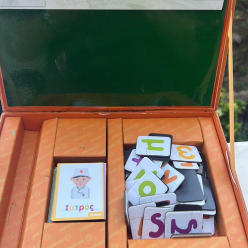 Set of 6 Educational Magnetic Games with Letters and Pictures