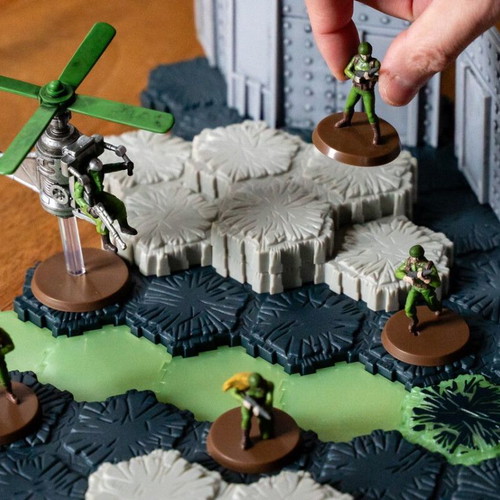Hasbro Renegade Studios Heroscape GI Joe Greenshirts and Battle Copter Expansion new