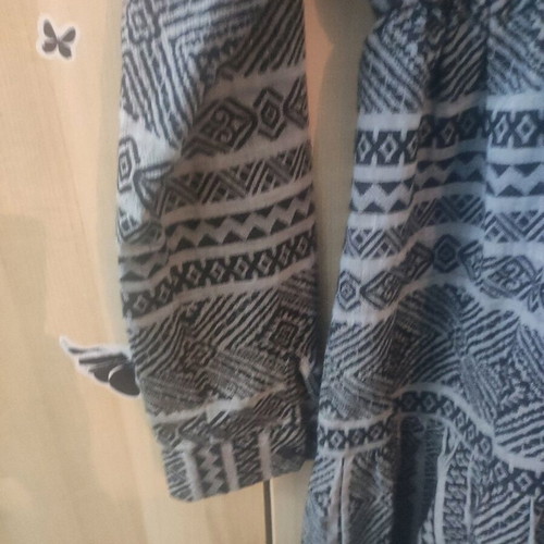 Mini dress grey printed used, slim fit