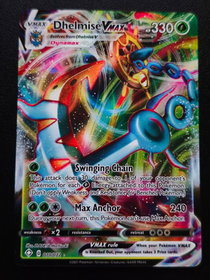 Pokemon Dhelmise VMAX 10/72 from Shining Fates 2021 collection NM