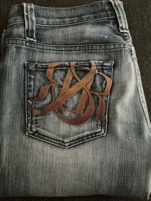 Rock and Republic men's jeans used, size 33 waist 34 leg, blue