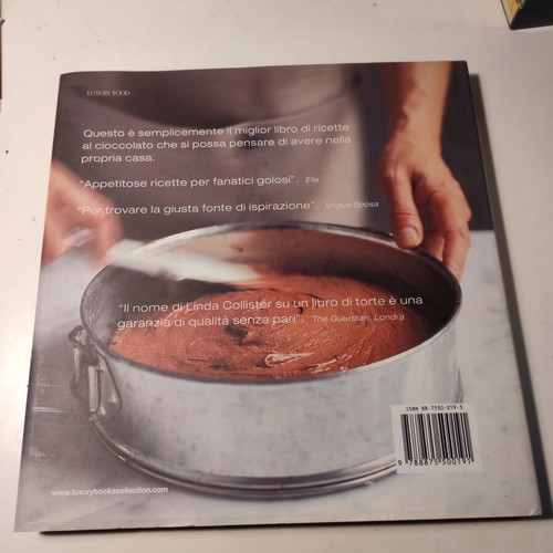 Cioccolato hardcover book like new, Italian