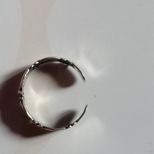 925 Silver Foot Ring with Daisies