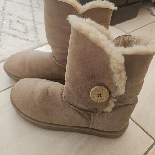 Ugg Australia W Bailey Button boots used, beige size 40