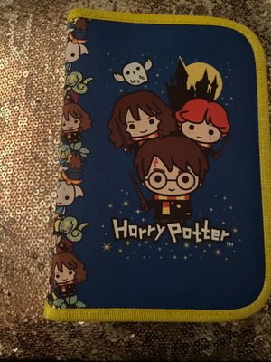 Harry Potter Wizarding World pencil case like new with 6 pencils