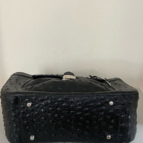 Furla handbag black and silver like new