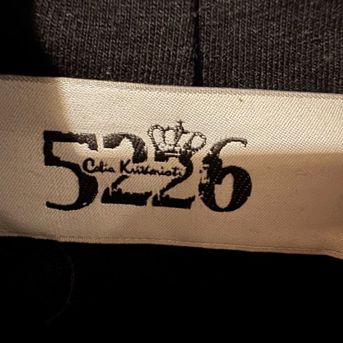Celia Kritharioti 5226 long sweatshirt, thin fabric, medium, like new, black