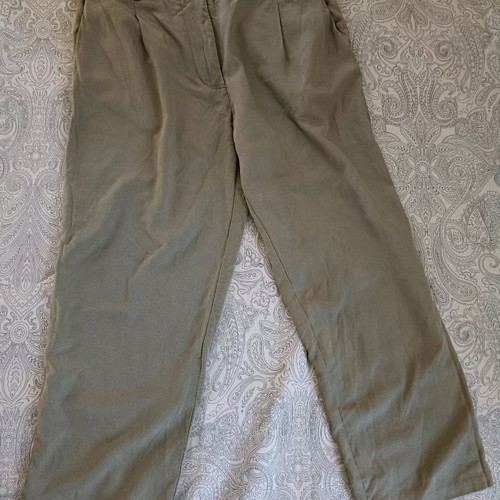 Khaki pants Mango used, lyocell, size 36