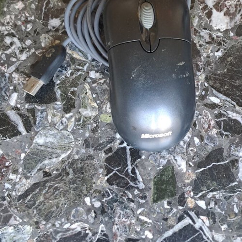 Microsoft mouse used, black