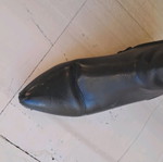Women's boots used, black, size 38-40