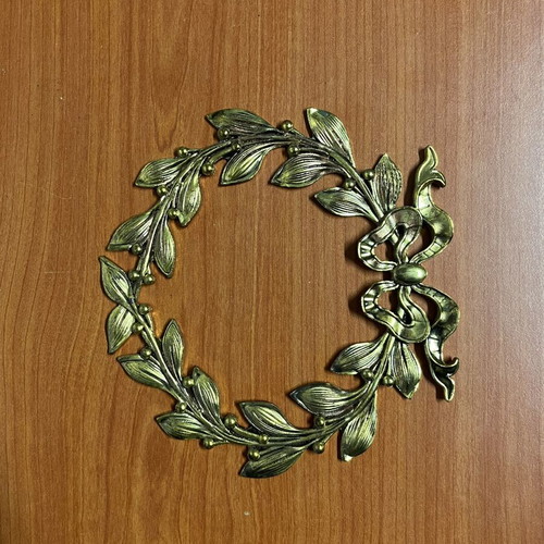 Bronze Decorative Wreath used, diameter 15cm