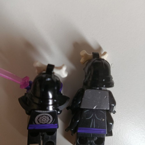 LEGO Ninjago Legacy Lord Garmadon minifigures with purple sword
