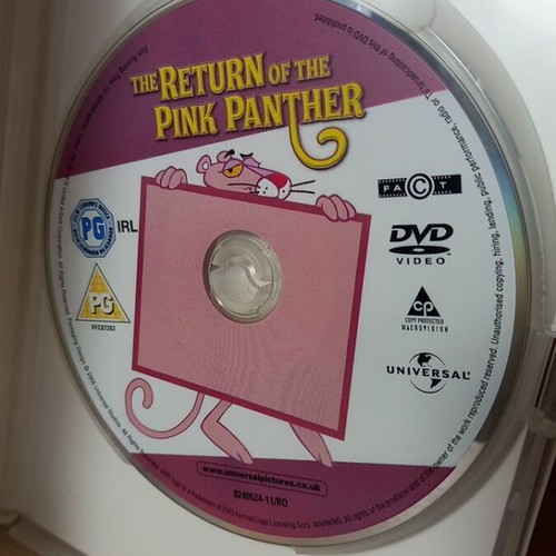 The Return of Pink Panther DVD like new with Greek subtitles