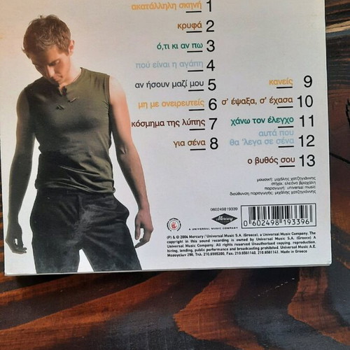 Hatzigiannis Akatallili Stigmi CD like new, laiko