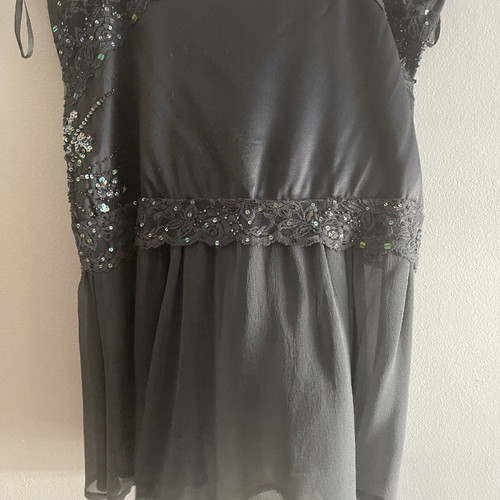 Pinko skirt used with satin and matte tulle combination