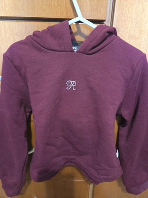 Mini Raxevsky sweatshirt new, size 4 years, burgundy