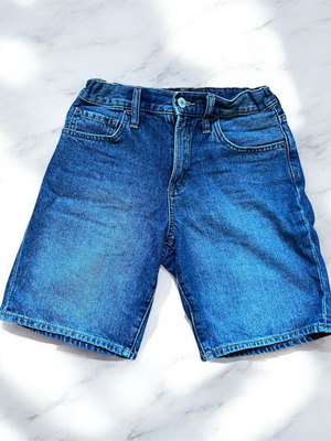 GAP boys' denim shorts size 14 like new, blue