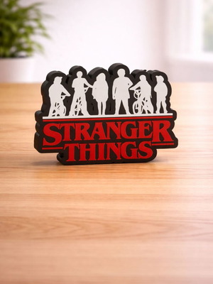 Stranger Things Kids λογότυπο 3D printed καινούργιο, διάσταση 20εκ.