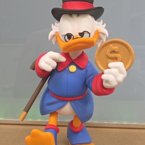 Scrooge McDuck figure like new, 23 cm