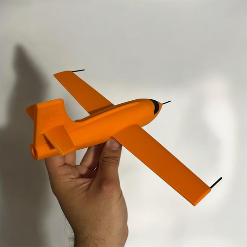 X-1 Bell Aircraft 3D-printed model made of premium PLA+