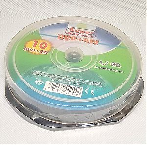Super Max 2000 DVD+RW DISKS 10 PACK