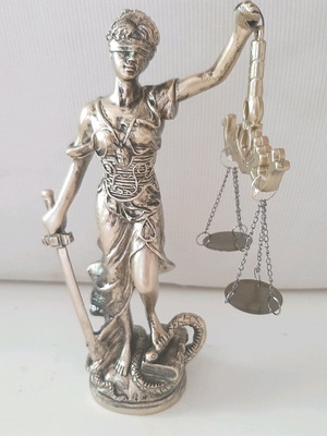 Αγαλμα Θεμιδος σαν καινούργιο, βινταζ, συνθετικό υλικό