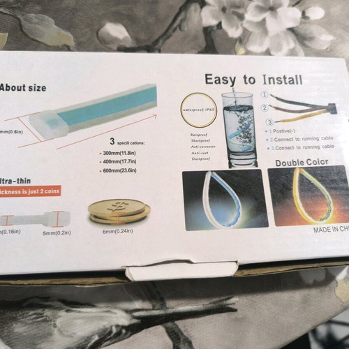 Light Soft Article Lamp LED strips new for daytime running lights with flowing indicator