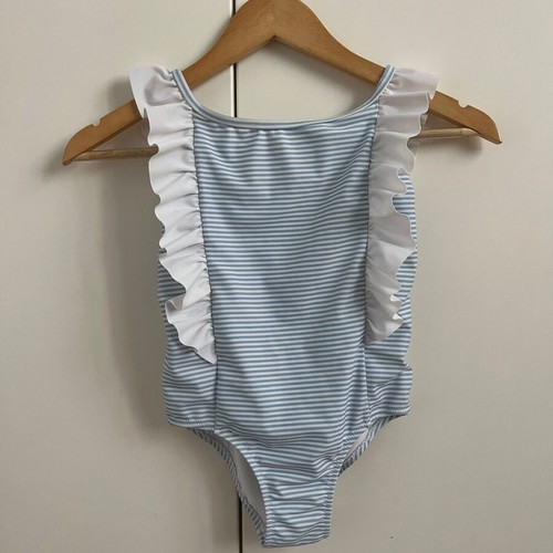 Perle d'Azur one piece swimsuit like new, blue, size 122 cm