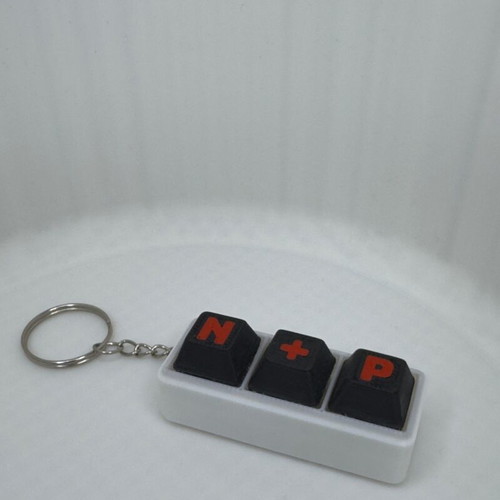 Personalized Keychain Clicker Keyboard like new