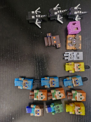 Minecraft figure lot