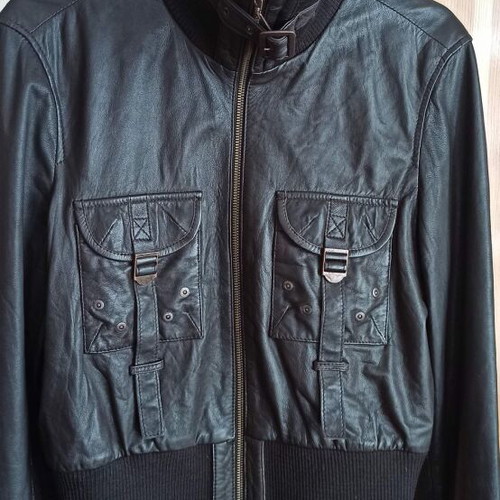 Mexx Fashion women's leather jacket like new, size M, brown