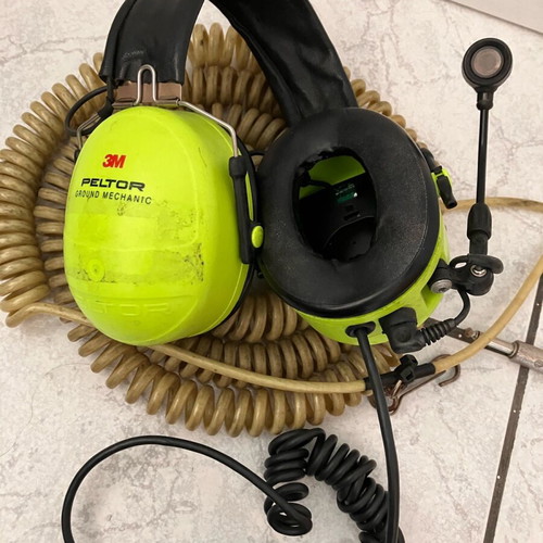3M Peltor MT7H79F-01 GB communication earmuffs used, two-way