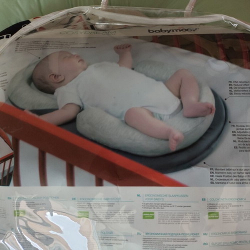Baby nests used with Kikkaboo 3-in-1 pillow and Babymoov nursing pillow