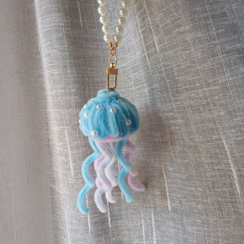 Jellyfish keychain made to order, multicolor