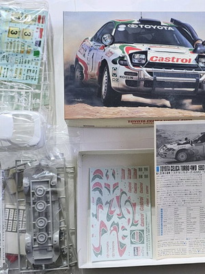 Toyota Celica Turbo 4WD μοντέλο Hasegawa 1:24 σαν καινούργιο, Safari Rally 1993
