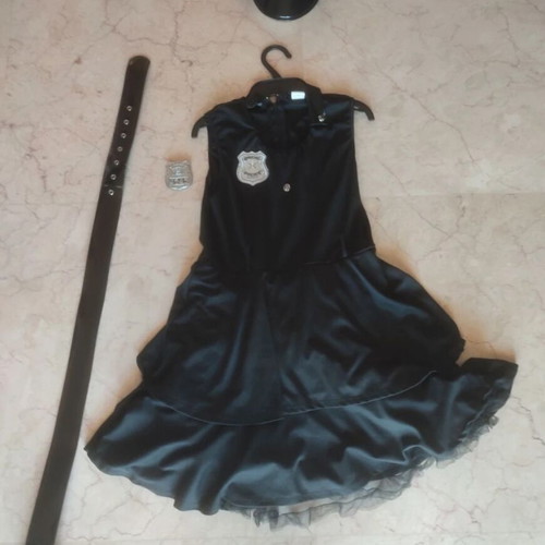 Carnival Policewoman Costume size Y10-11 like new