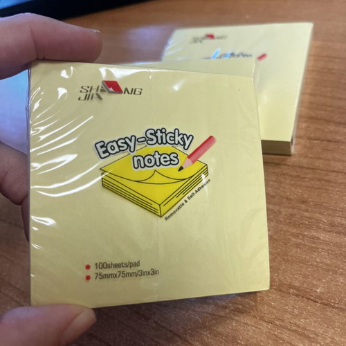 Sticky notes, pack of 3