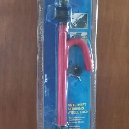 Anti-theft Steering Wheel Lock New with 2 Keys