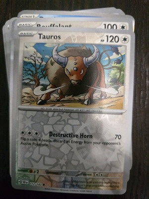 Pokemon Card Tauros new