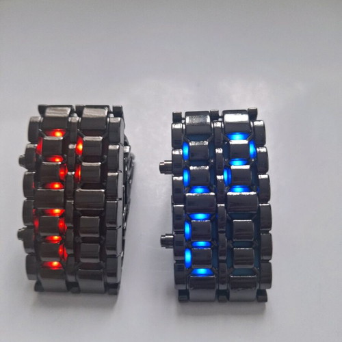 Men's metal watches used, set of 2, 21 cm strap length