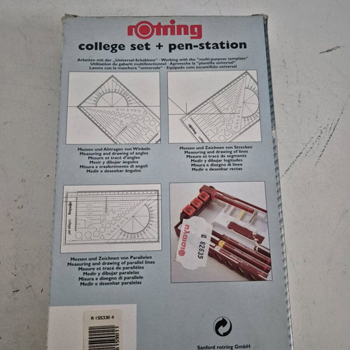 Rotring rapidograph set used with missing parts