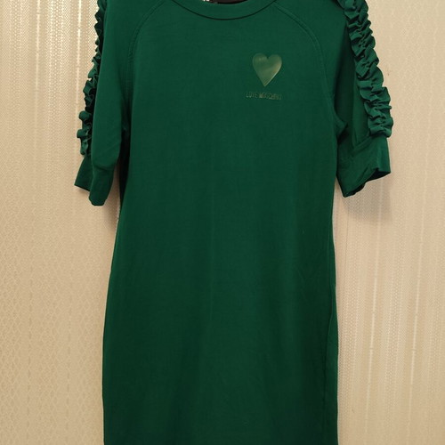 Moschino Love dress green, like new, size L