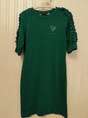 Moschino Love dress green, like new, size L